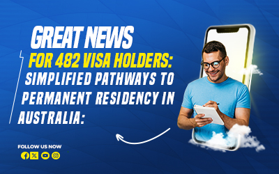 Great news for 482 visa holders: Simplified Pathways to Permanent Residency in Australia: