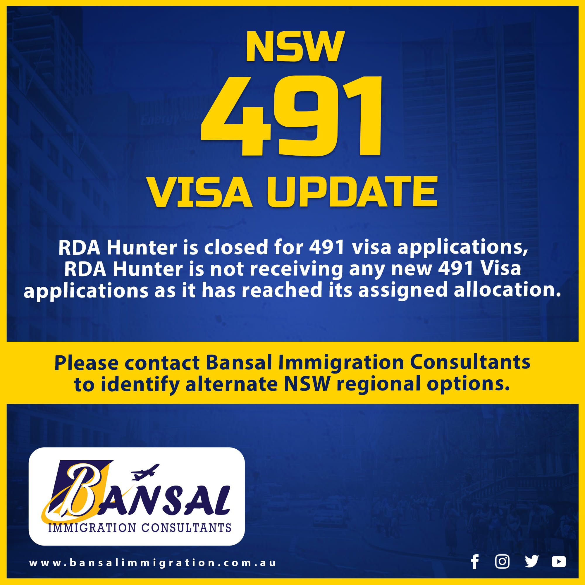 Latest Update on NSW 491 Visa Australia